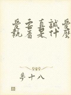 爱要真诚爱更要执着是什么歌