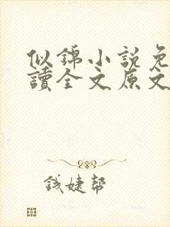 似锦小说免费阅读全文原文无弹窗