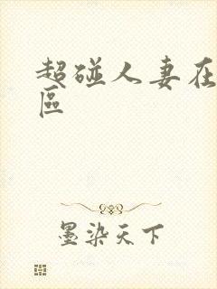 超碰人妻在线一区