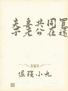 夫妻共同买的房子老公在还贷款离婚怎么办