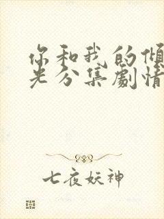 你和我的倾城时光分集剧情介绍