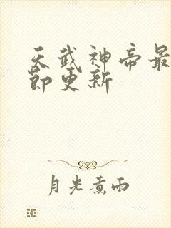 天武神帝最新章节更新