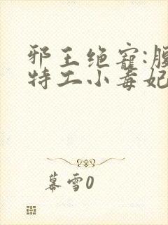 邪王绝宠:腹黑特工小毒妃