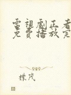 电视剧正者无敌免费播放完整版全集