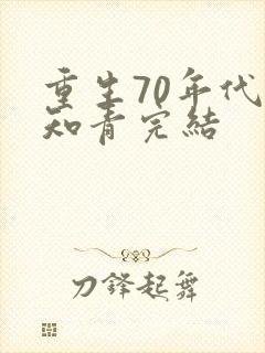 重生70年代当知青完结
