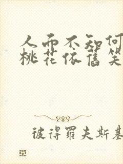 人面不知何处去桃花依旧笑春风是什么意思