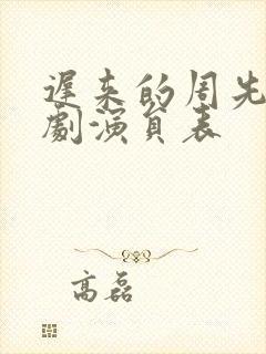 迟来的周先生短剧演员表