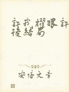 许我耀眼许妍最后结局