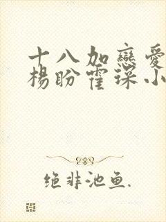 十八加恋爱综艺杨盼霍琛小说免费阅