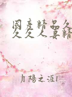 国产精品久久久久久人妻精品