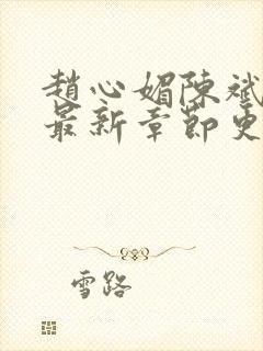 赵心媚陈斌小说最新章节更新