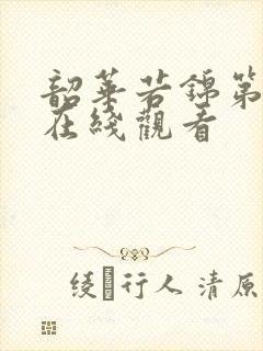 韶华若锦第8集在线观看