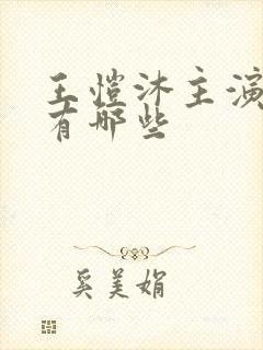 王恺沐主演短剧有哪些