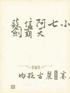 苏信阿七小说一剑霸天
