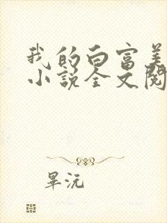 我的白富美老婆小说全文阅读