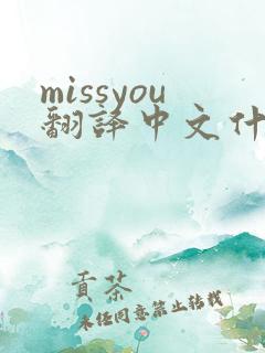 missyou翻译中文什么意思