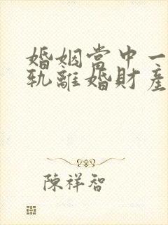 婚姻当中一方出轨离婚财产如何分配