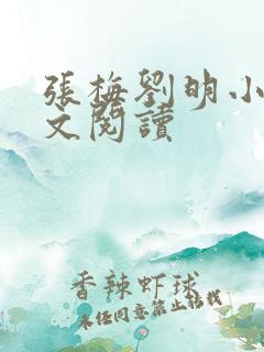 张梅刘明小说全文阅读