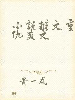 小说推文重生复仇爽文