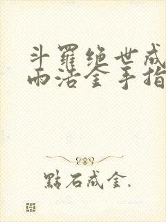 斗罗绝世成为霍雨浩金手指