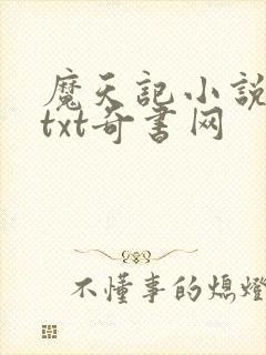 魔天记小说下载txt奇书网