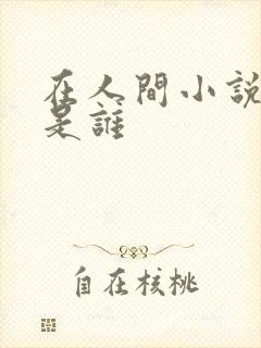 在人间小说作者是谁