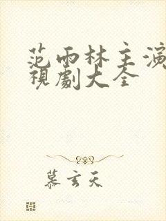 范雨林主演的电视剧大全