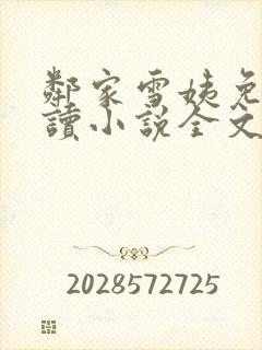 邻家雪姨免费阅读小说全文