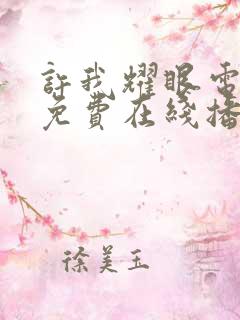 许我耀眼电视剧免费在线播放