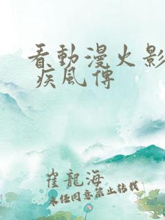 看动漫火影忍者 疾风传