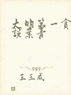 大明第一贪 小说叶青