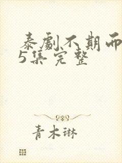 泰剧不期而爱15集完整