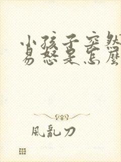 小孩子突然暴躁易怒是怎么回事