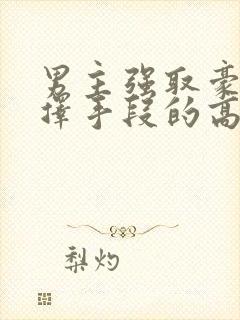 男主强取豪夺不择手段的高干文推荐