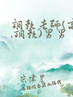 调教老师(高h,调教)男男