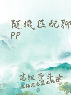 随机匹配聊天app