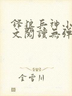 锋狼兵神小说全文阅读无弹窗免费