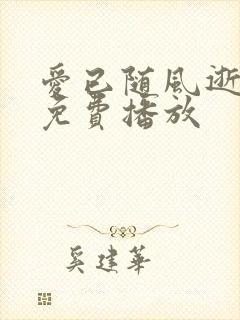 爱已随风逝短剧免费播放