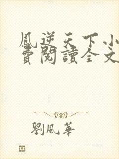 凤逆天下小说免费阅读全文