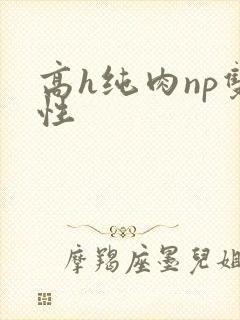 高h纯肉np双性
