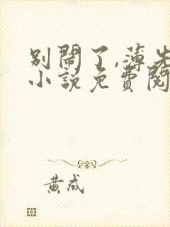 别闹了,薄先生小说免费阅读