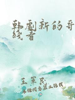 韩剧新的哥哥在线看