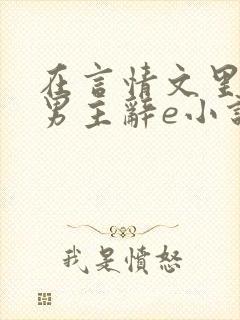 在言情文里撩直男主辞e小说