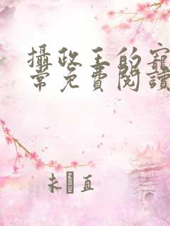 摄政王的宠妻日常免费阅读全文