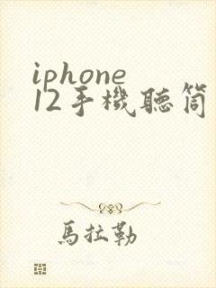 iphone 12手机听筒声音小