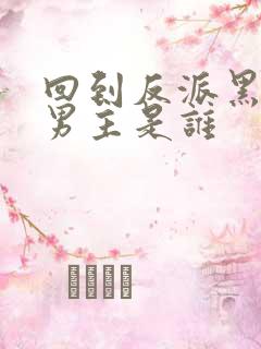 回到反派黑化前男主是谁