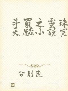 斗罗之灵珠神剑天麟小说完整版下载txt