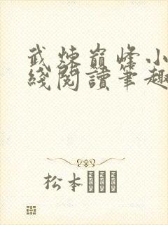 武炼巅峰小说在线阅读笔趣阁