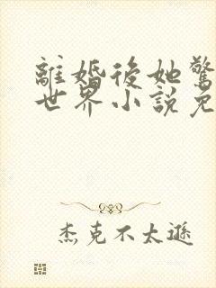 离婚后她惊艳了世界小说免费阅读全