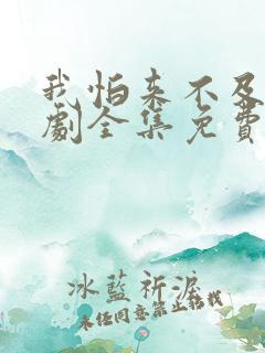 我怕来不及电视剧全集免费看